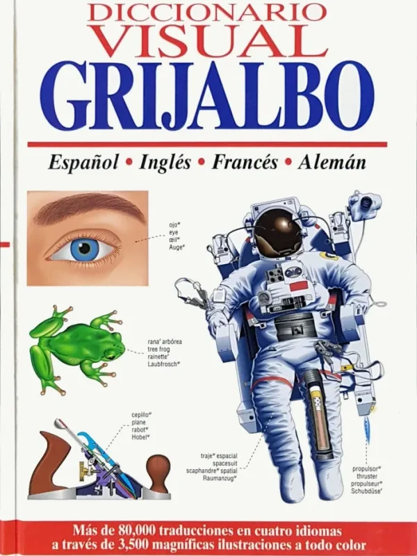 0325 Diccionario VISUAL en Español, Inglés, Francés, Alemán