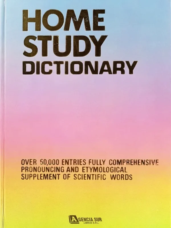 HOME STUDY Dictionary, Diccionario de Inglés