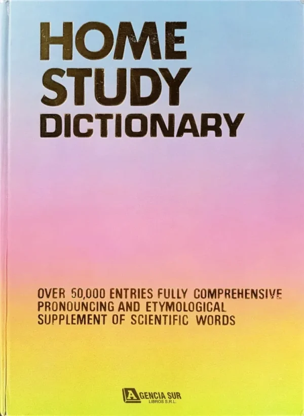 HOME STUDY Dictionary, Diccionario de Inglés