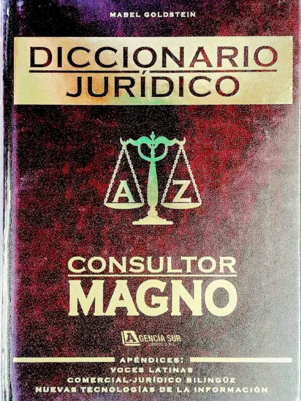 0618 Diccionario JURÍDICO, Consultor Magno