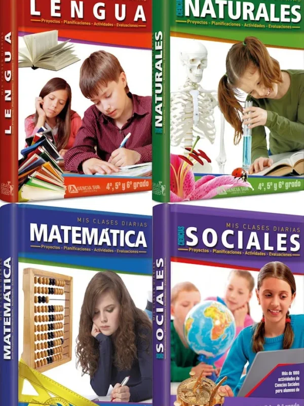 MIS CLASES DIARIAS, 4 5 y 6 Grado, Segundo Ciclo
