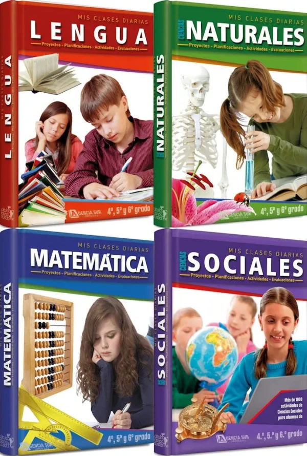 MIS CLASES DIARIAS, 4 5 y 6 Grado, Segundo Ciclo