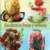 2696 ESCULTURA en FRUTAS y VERDURAS