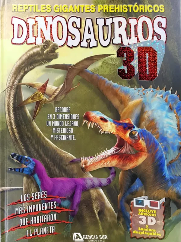 DINOSAURIOS 3D, Reptiles Gigantes Prehistóricos