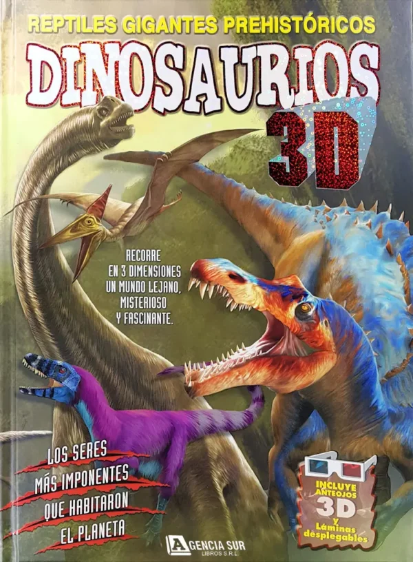 DINOSAURIOS 3D, Reptiles Gigantes Prehistóricos