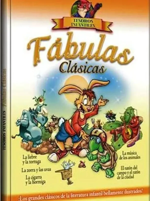 FÁBULAS CLÁSICAS, Tesoros Infantiles Naranja