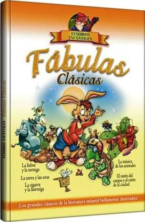 FÁBULAS CLÁSICAS, Tesoros Infantiles Naranja