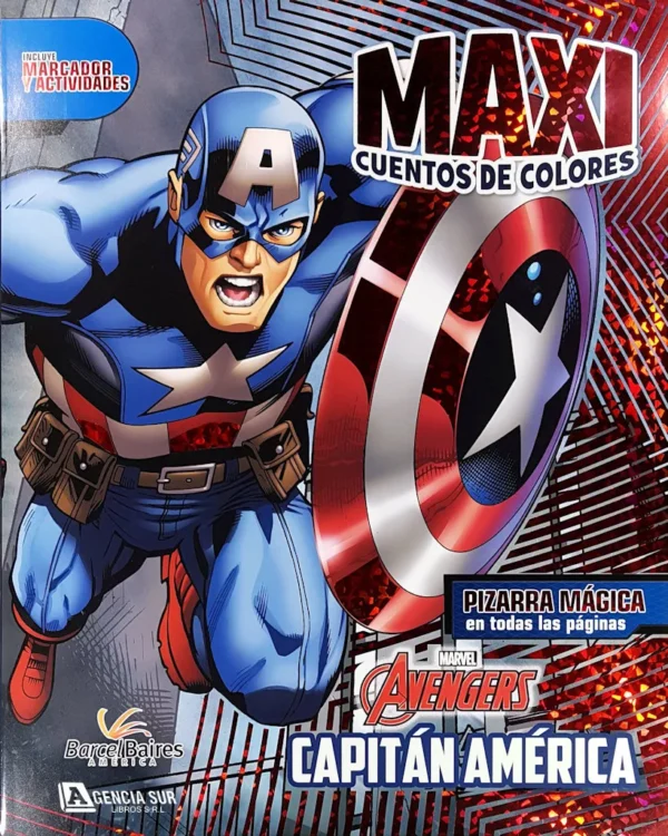 CAPITÁN AMÉRICA, Maxi Cuentos de Colores